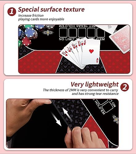 Vue 4 de Laier Tapis De Poker