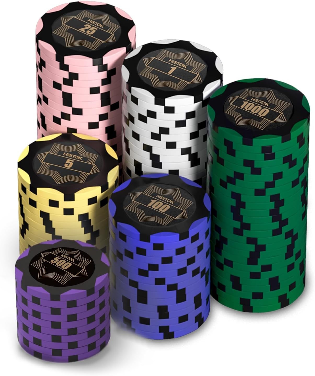 Heitok Lot De Jetons