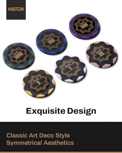 Vue 3 de Heitok Lot De Jetons