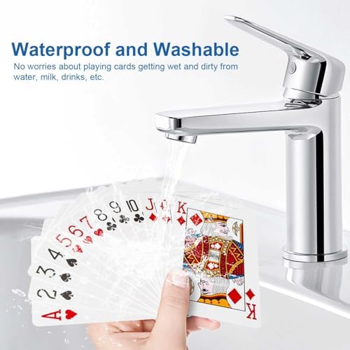 Vue 2 de Wugauwor Carte Poker Plastique