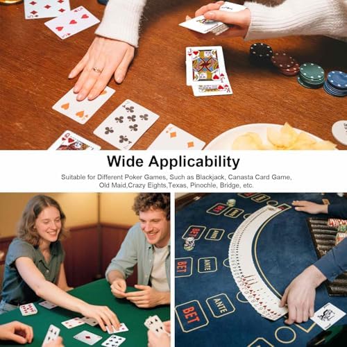 Vue 3 de Wugauwor Carte Poker Plastique