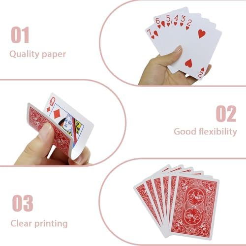 Vue 4 de Cartes Jouer De