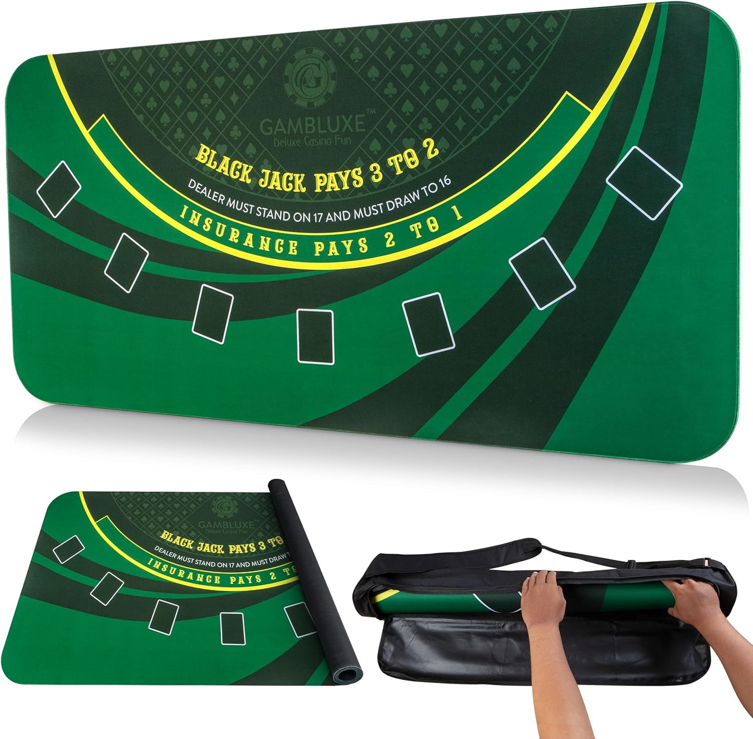 Gambluxe Tapis De Blackjack