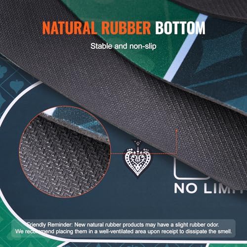 Vue 5 de Vevor Tapis De Poker