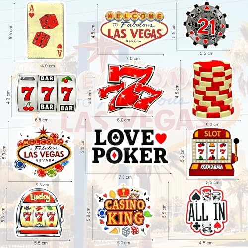 Vue 2 de Sticker Casino Esthetique Poker