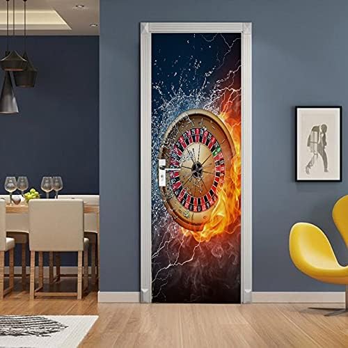 Vue 7 de Amonamour Sticker Porte Autocollant