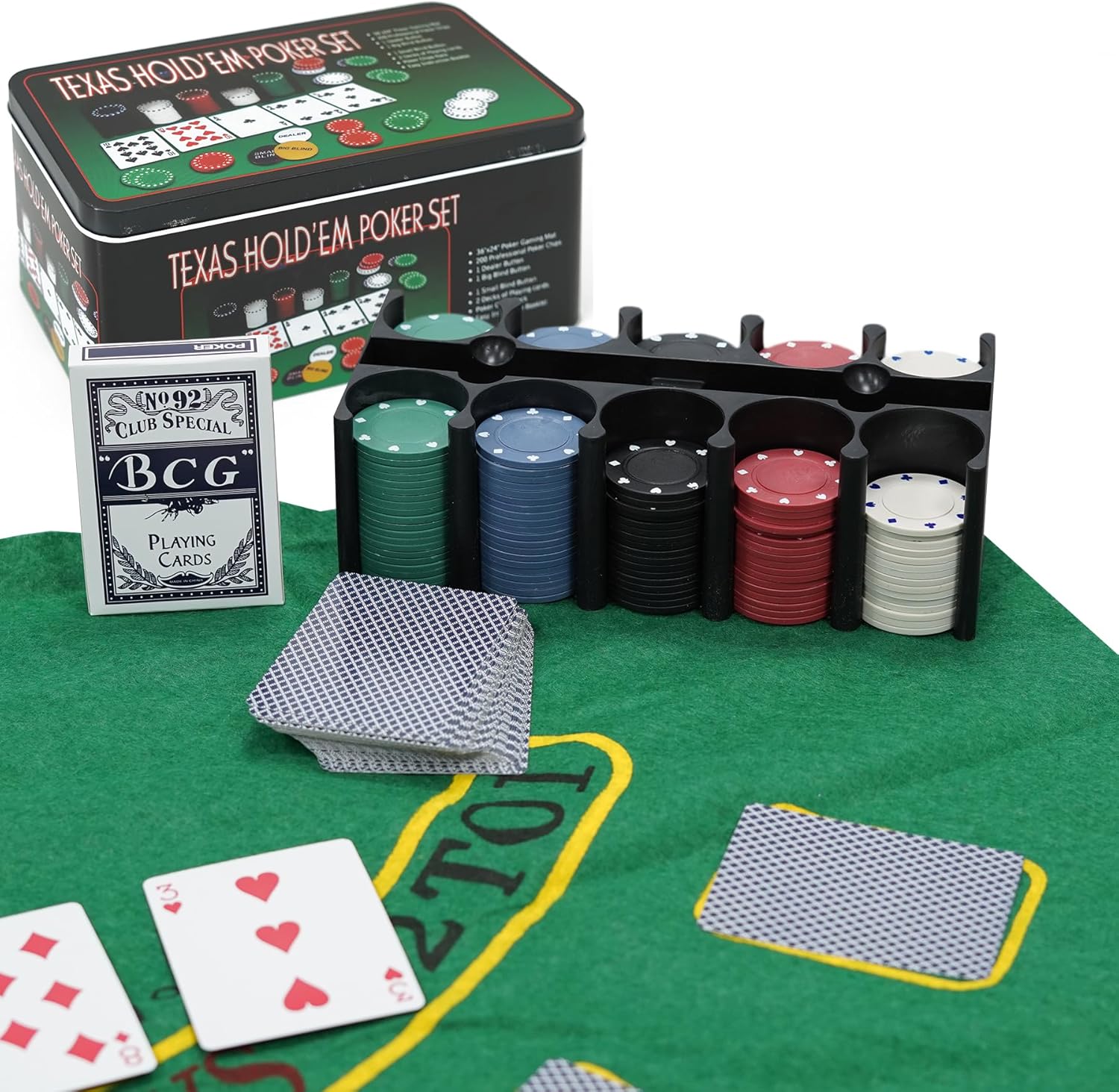 Tanness Coffret Poker Jetons