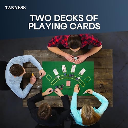 Vue 2 de Tanness Coffret Poker Jetons