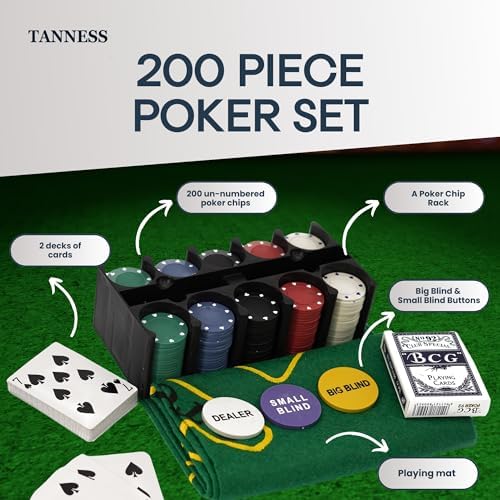 Vue 4 de Tanness Coffret Poker Jetons