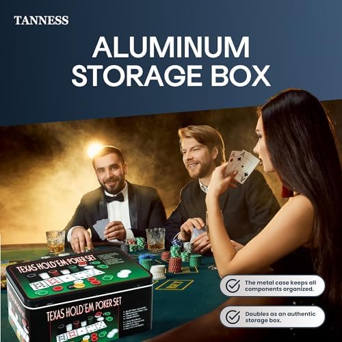 Vue 5 de Tanness Coffret Poker Jetons