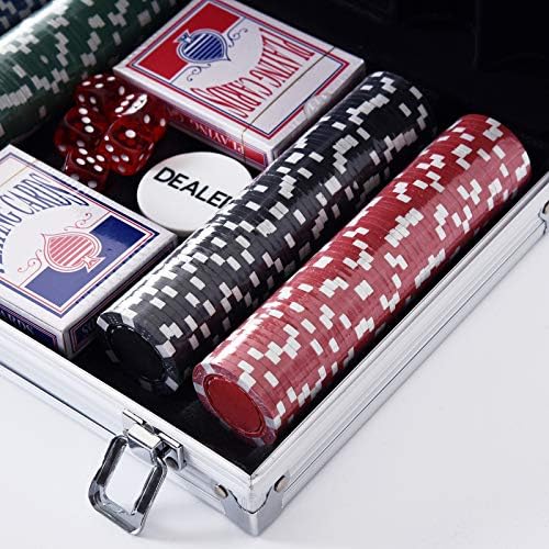 Vue 5 de Homcom Mallette De Poker