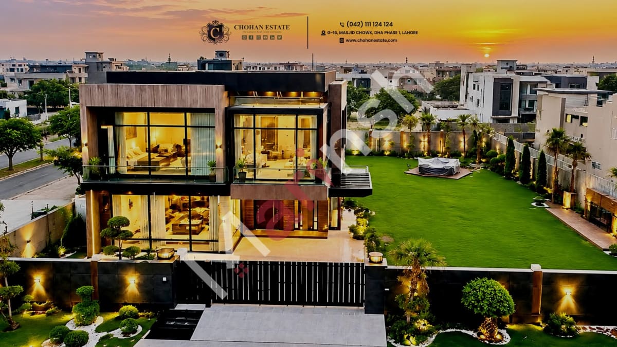 1 Kanal Fully Furnished House & 1 Kanal Lawn