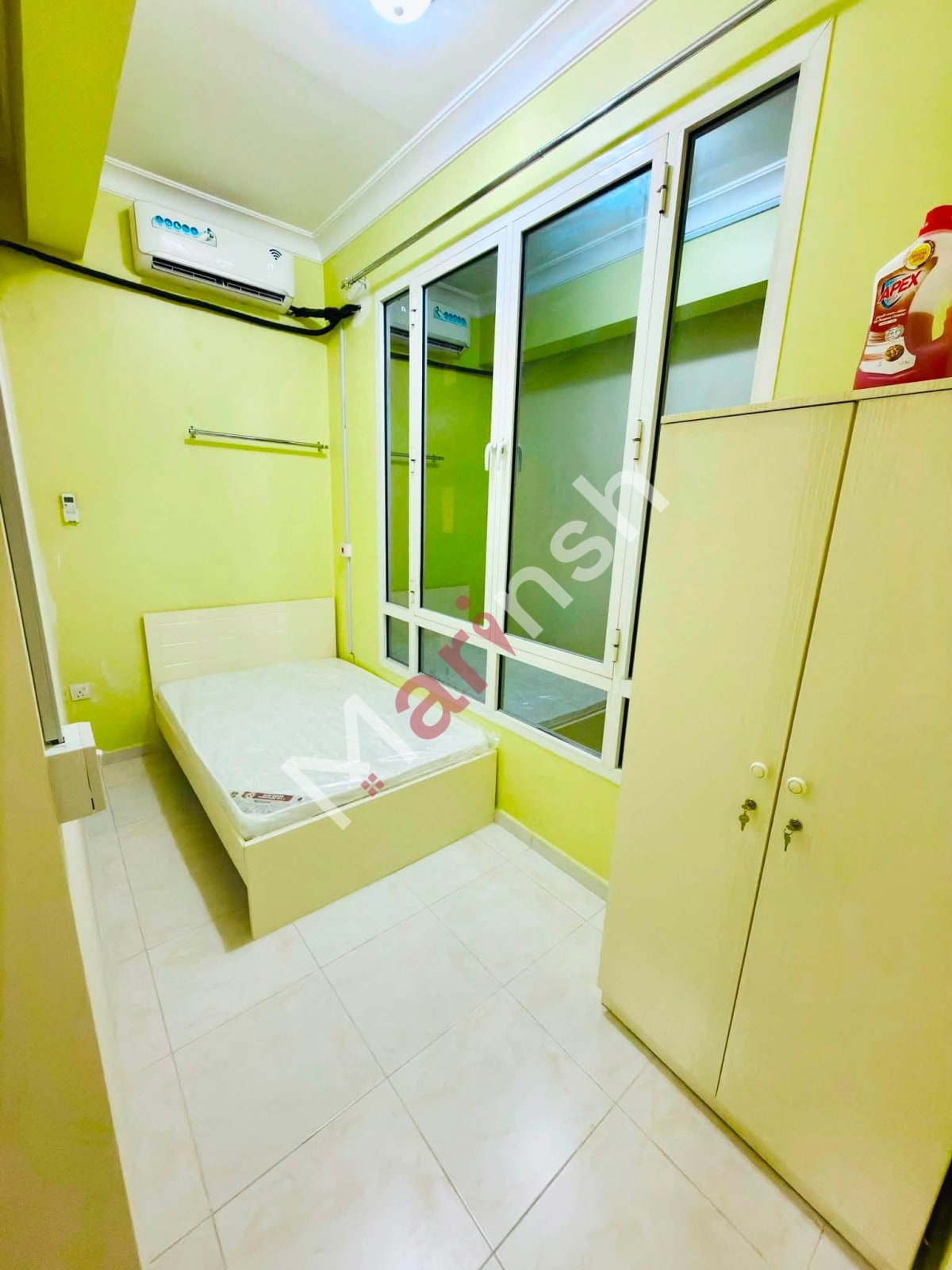 Furnished Partition Room for Rent — Al Mansoura (Walk to Metro), Doha