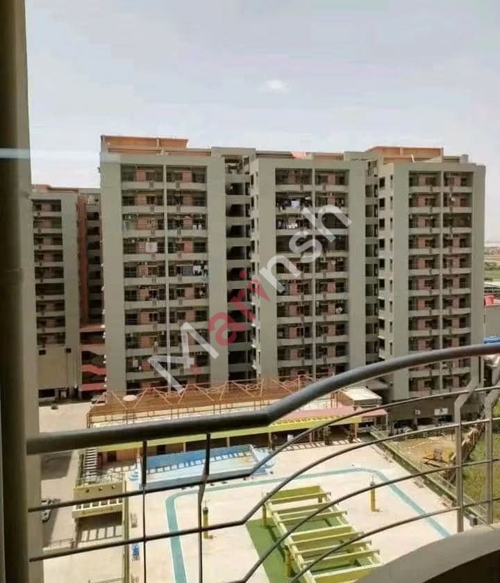 3 Bed Flat for Rent — Abdullah Sports Towers, Qasimabad Hyderabad
