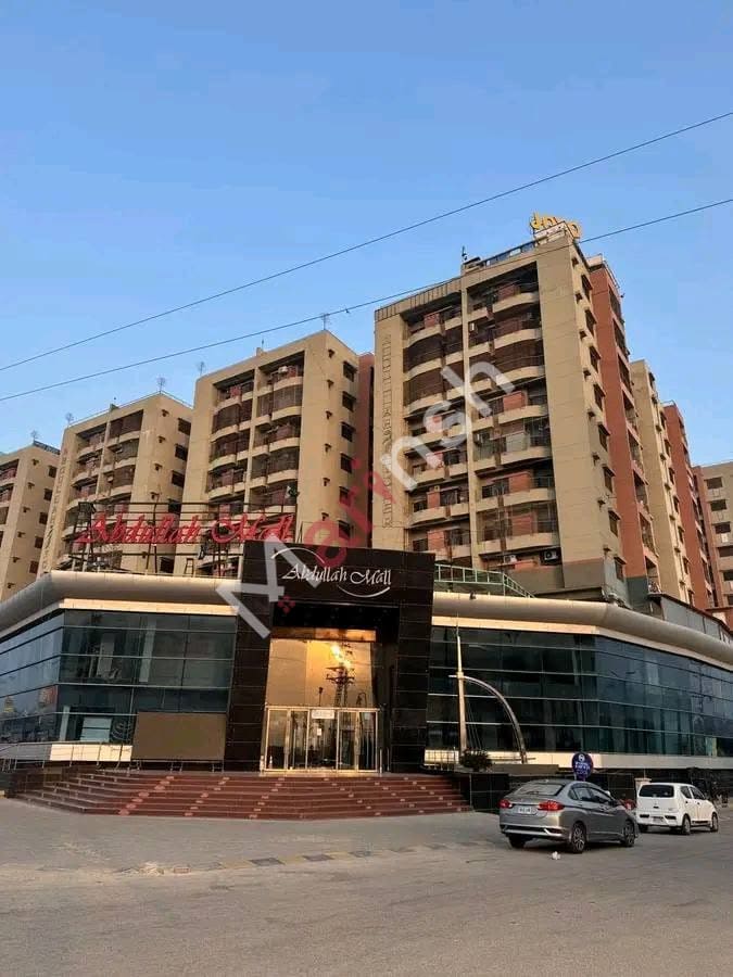 3-Bed Flat with Servant Quarter for Rent — Abdullah Sports Towers, Qasimabad, Hyderabad