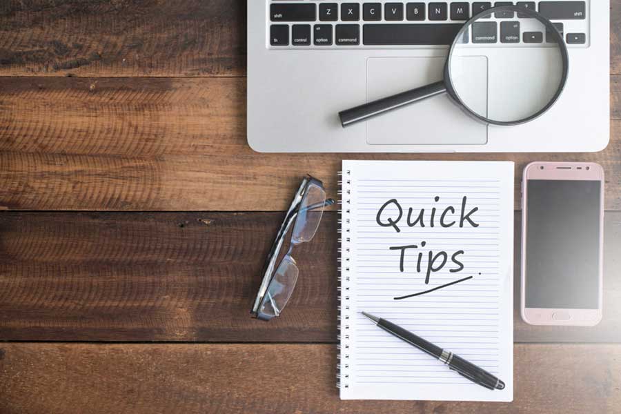 quick tips for online learning