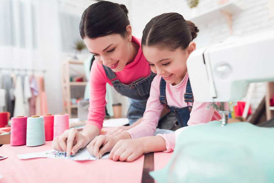 sewing class after-school activity