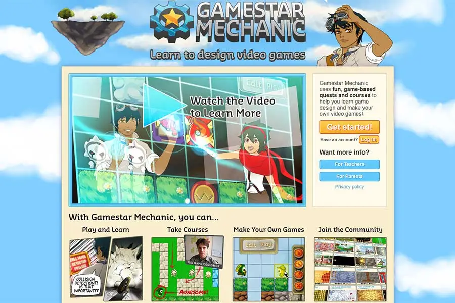 Gamestar Mechanic game development