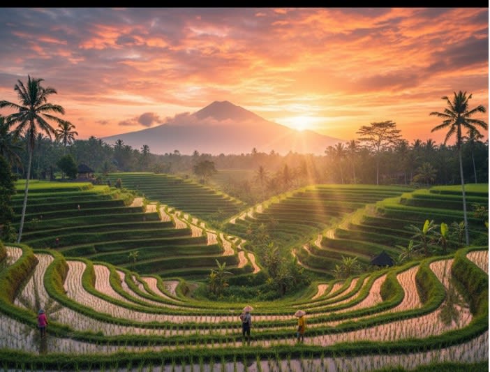 أسبوع في جزيرة الألهه( بالي )