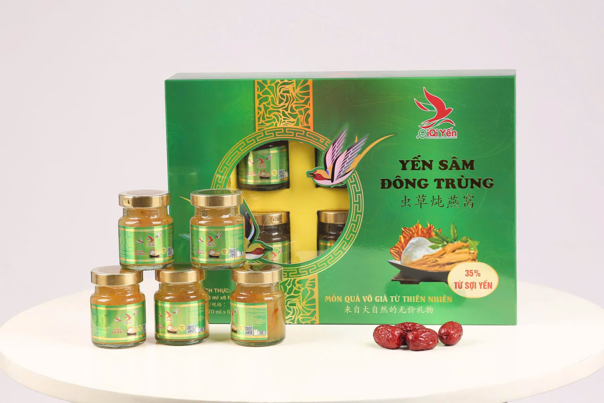 Set 6 Hũ Yến Sâm Đông Trùng Hạ Thảo