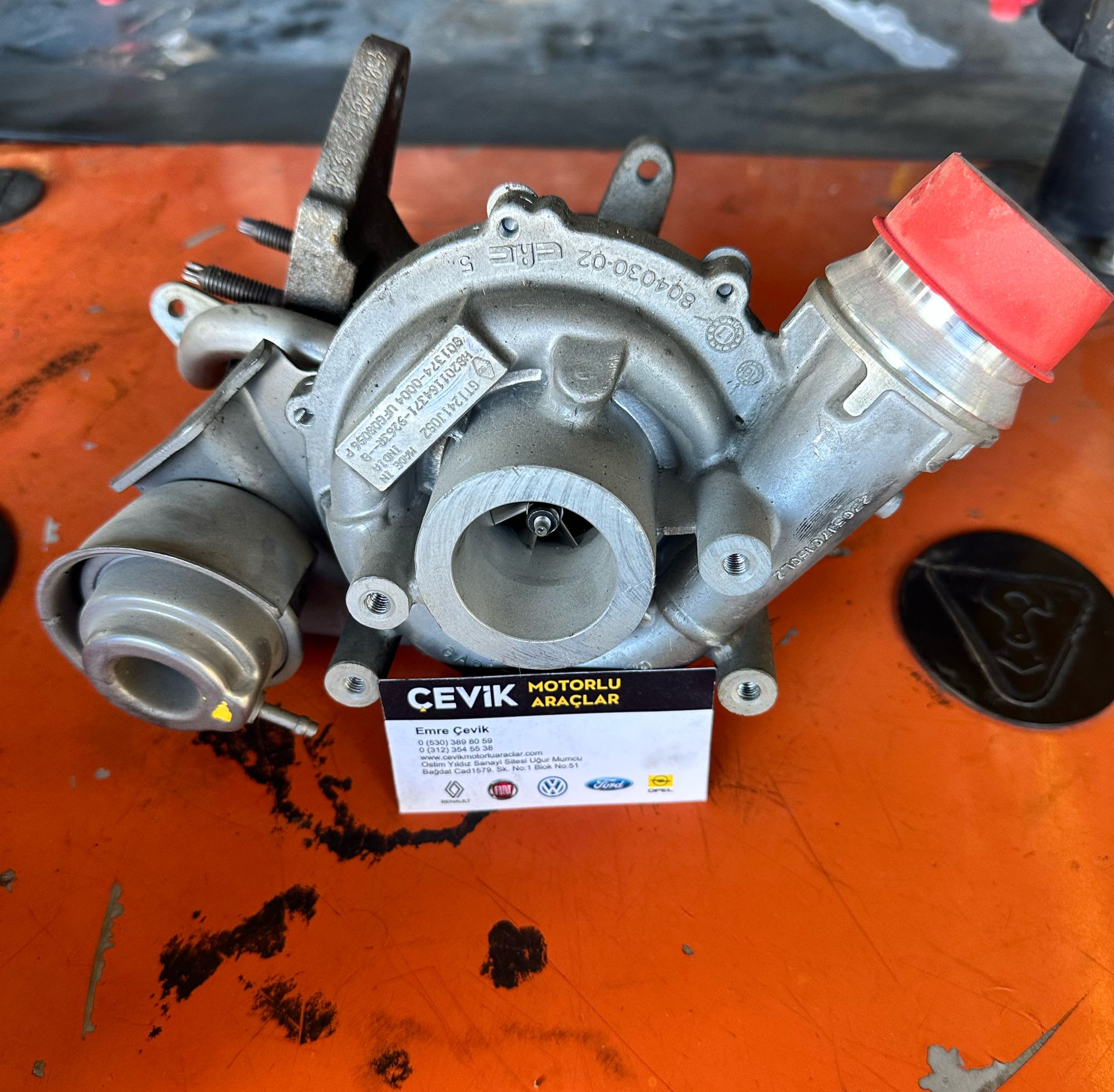 RENAULT / DACİA / NİSSAN /MERCEDES 1.5 DCI (K9K) TURBO H8201164371 - 144119263R