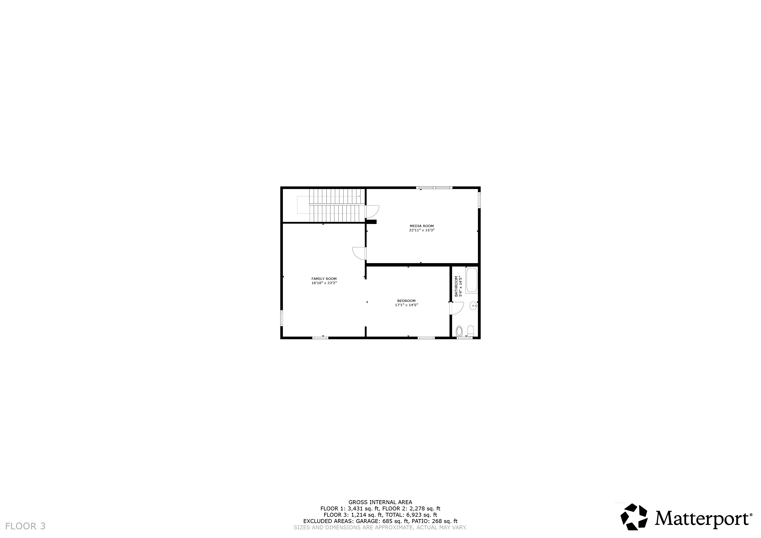 Community 25 — Second Floor Plan