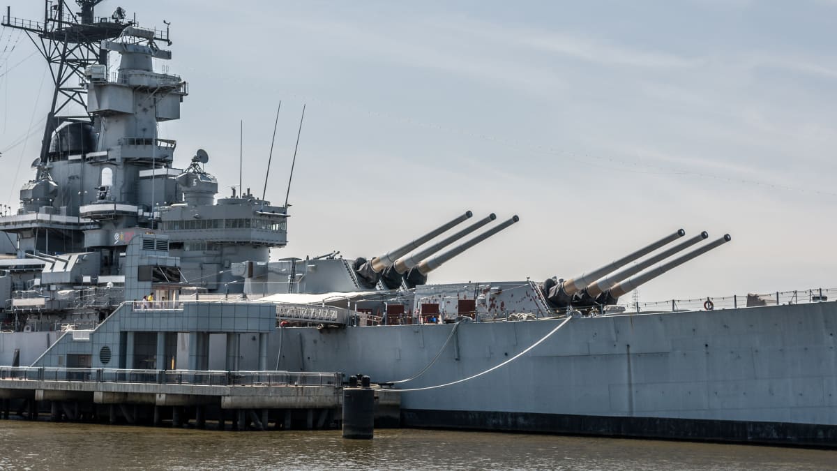 Battleship New Jersey (USS New Jersey BB-62), Camden