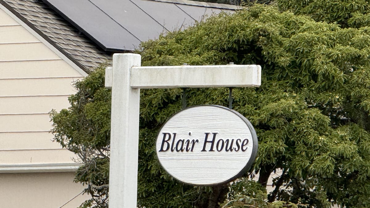 The Blair House Victorian inn in Mendocino, California