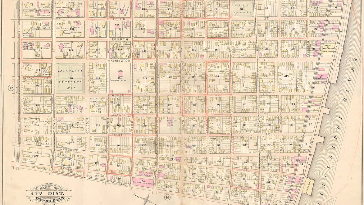 Lafayette Cemetery and the Garden District, Louisiana