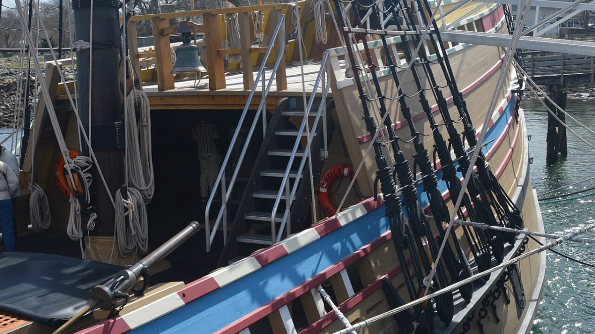 Mayflower II, Massachusetts