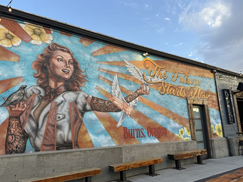 Downtown Burns Murals