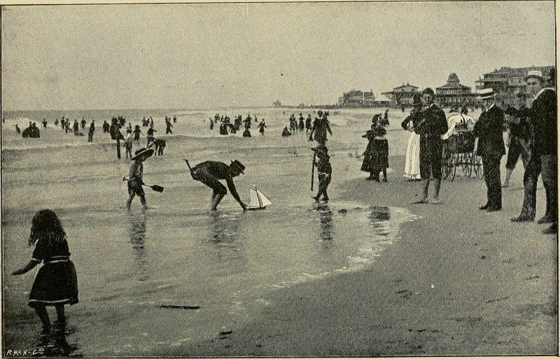 Cape May Beach and Promenade, NJ