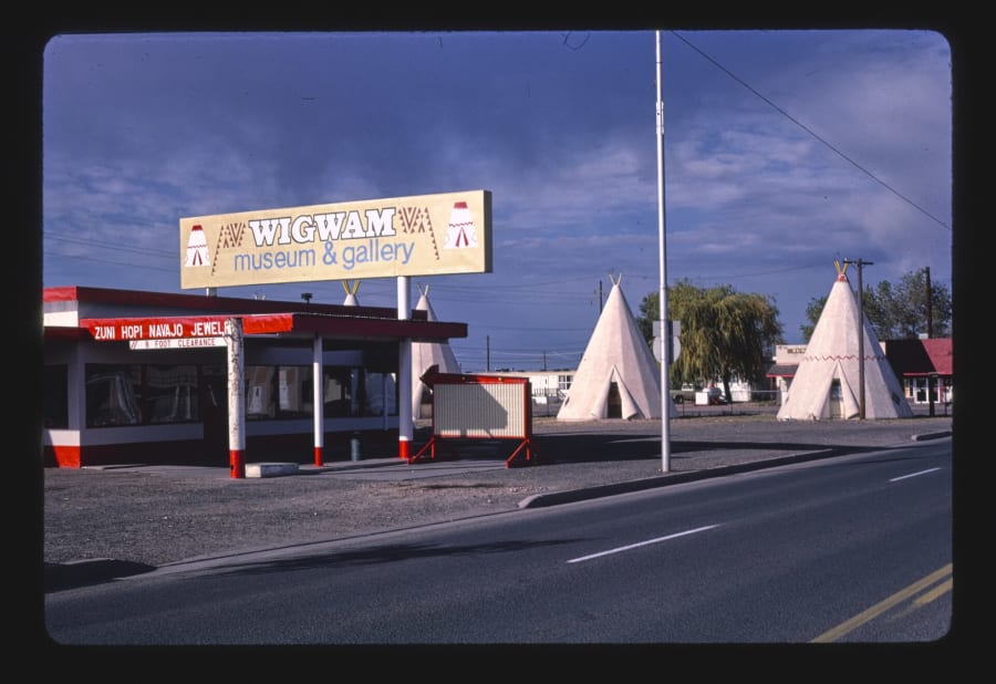 The teepee-shaped rooms of the Wigwam Village Motel in Holbrook, Arizona