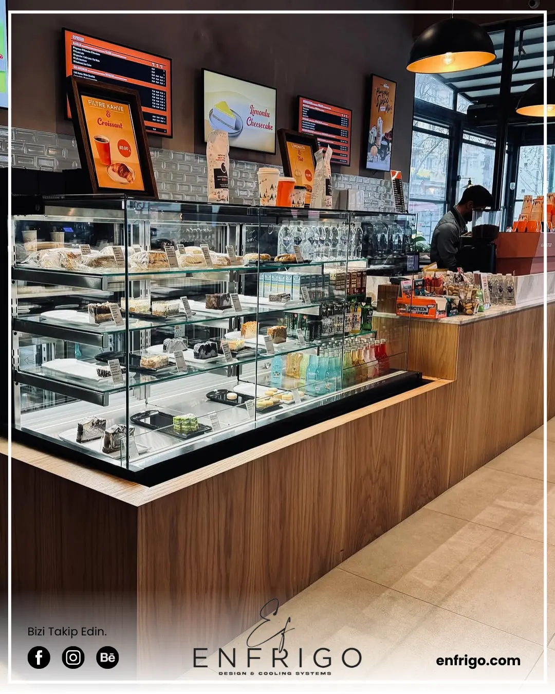 Pasta ve Tatlı Sergileme Dolabı