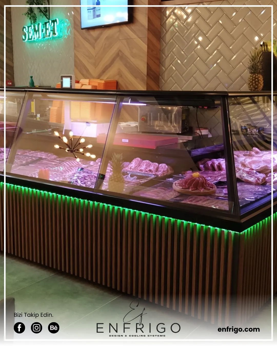 Şarküteri ve Kasap Teşhir Dolabı