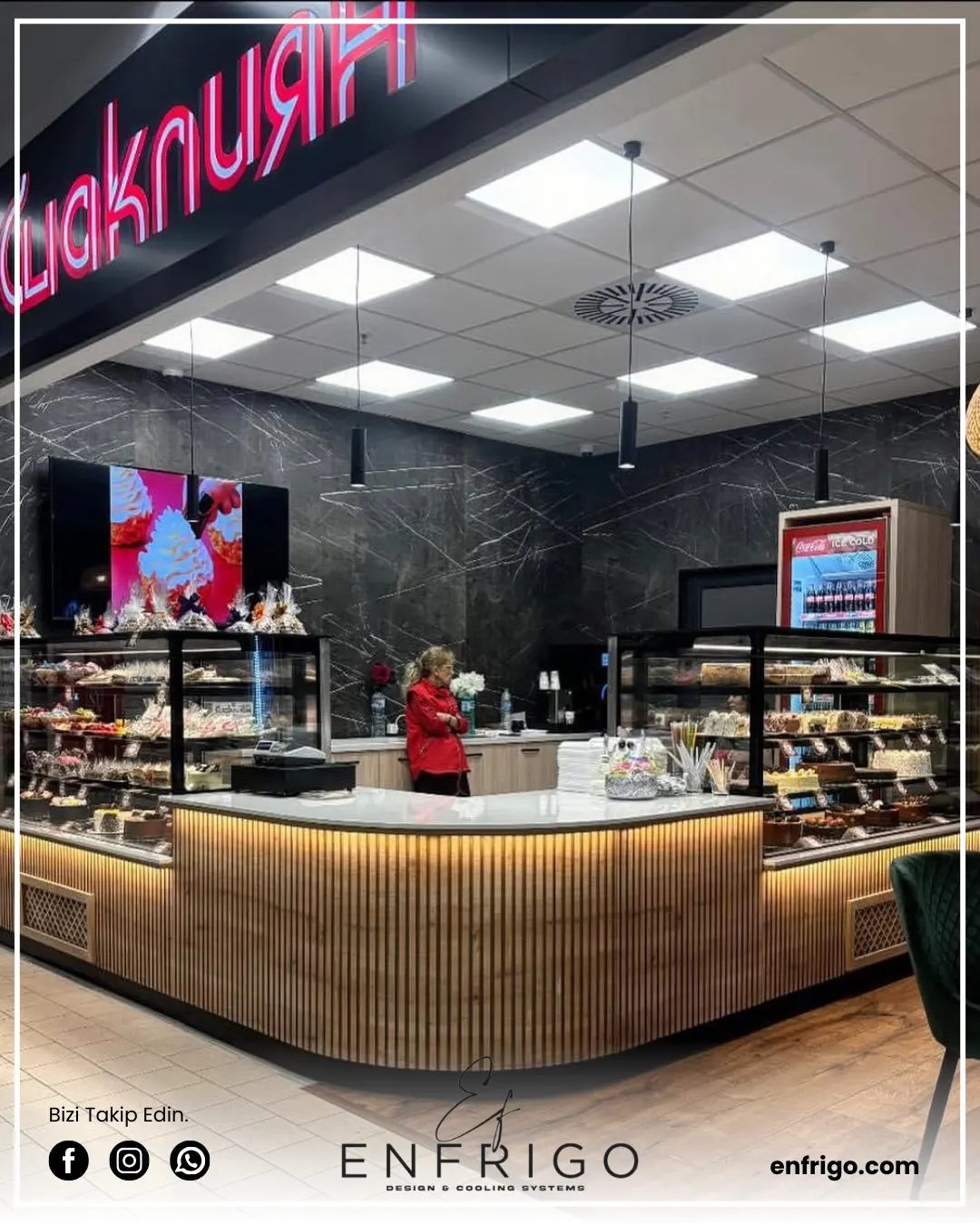 Uygun Soğutmalı Tatlı Teşhir Ünitesi - Görsel 2