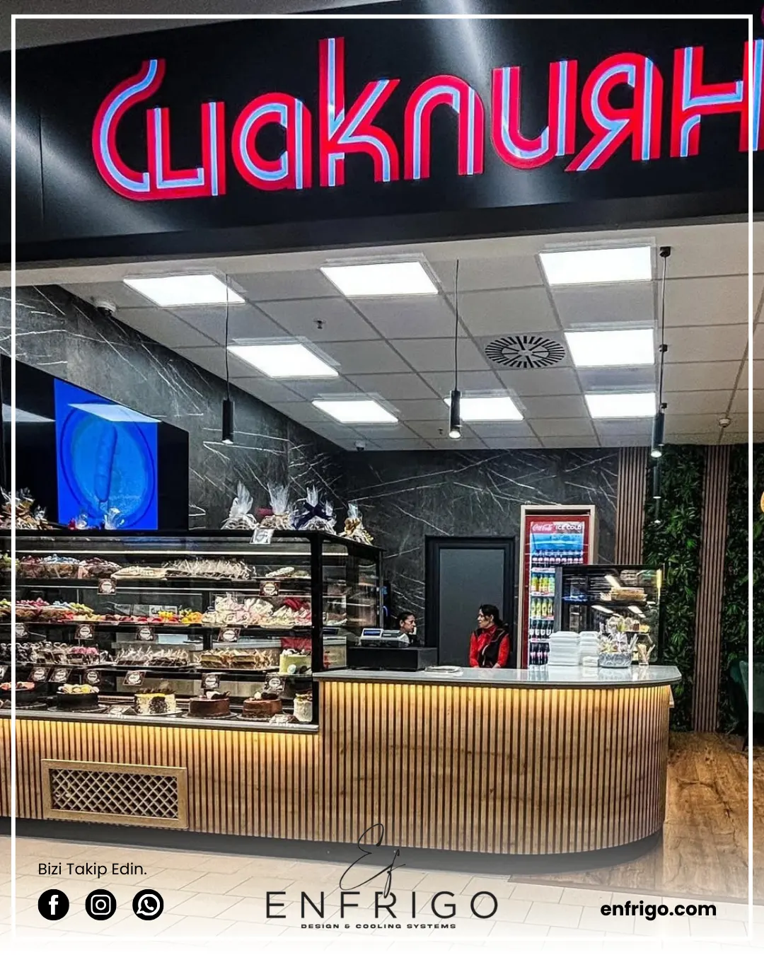 Uygun Soğutmalı Tatlı Teşhir Ünitesi - Görsel 3