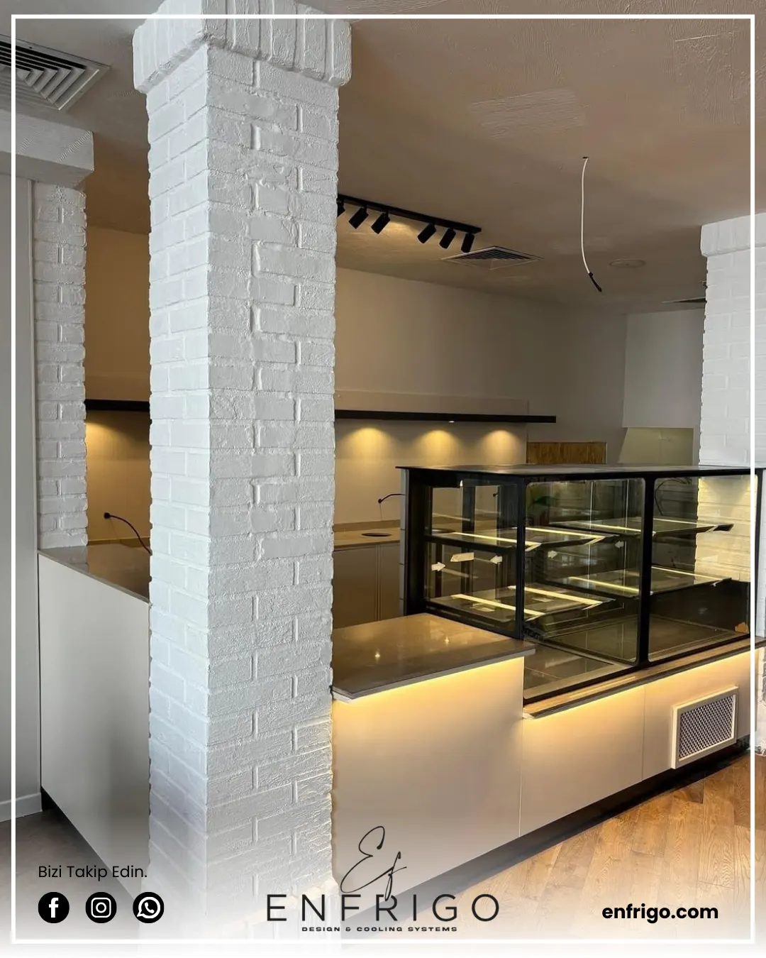 Profesyonel Pasta Teşhir Ünitesi - Görsel 2