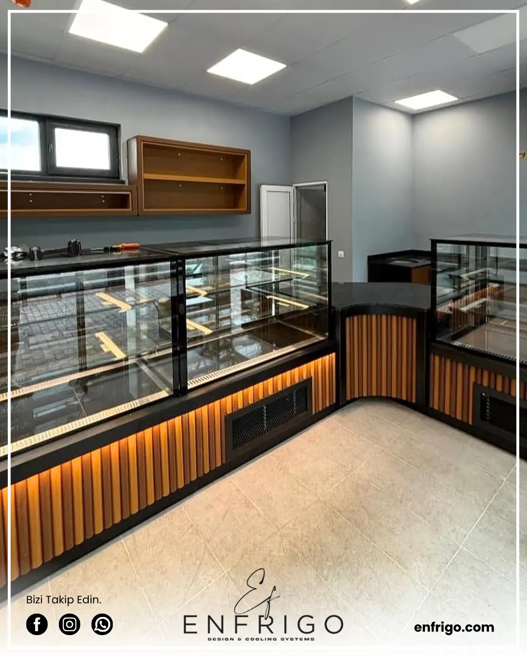 Pastane, kafe ve oteller için özel tasarlanmış pasta & ekler dolaplarıyla hem hijyenik hem de estetik bir sunum sağlayın!