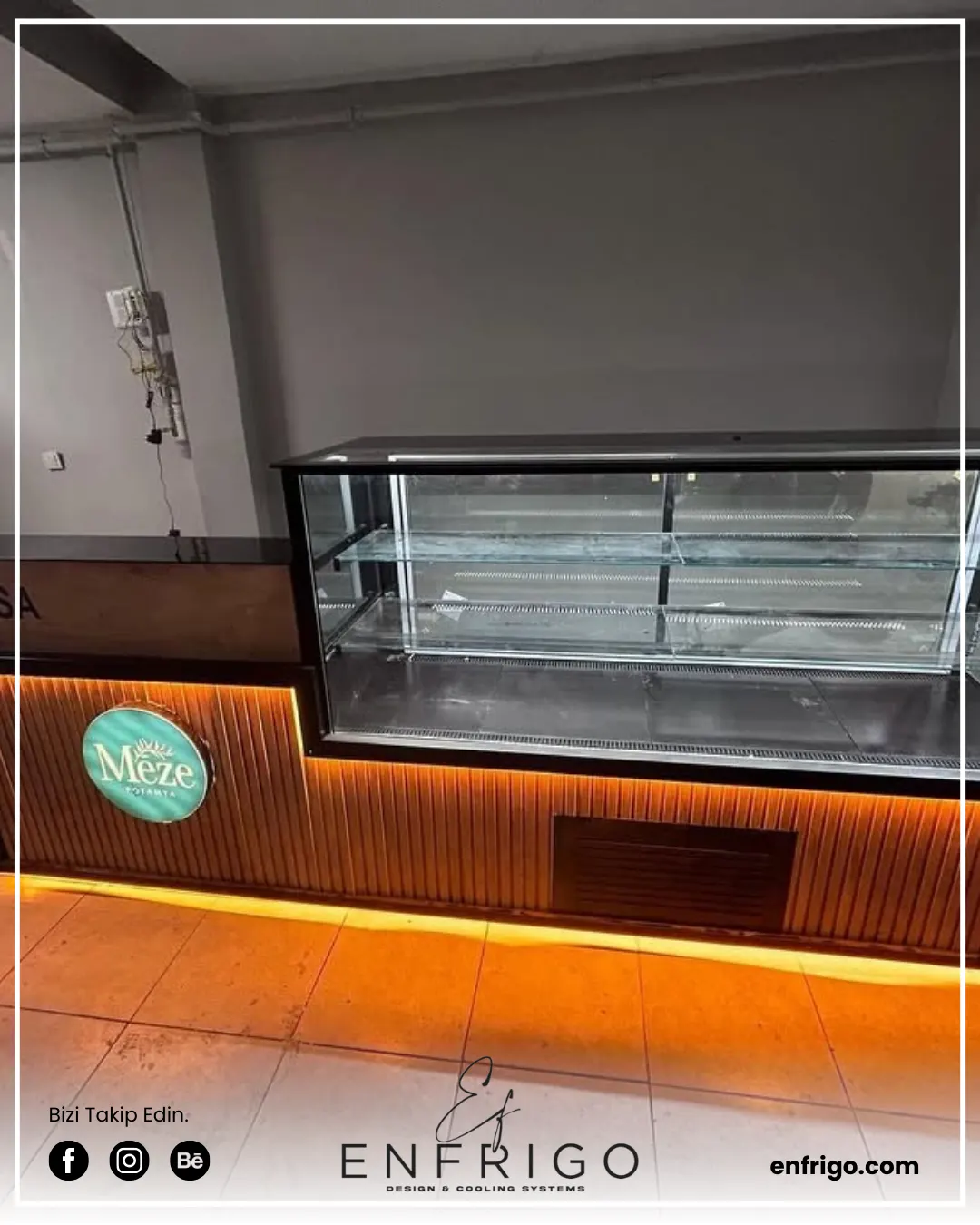 Şeffaf Pasta Vitrini