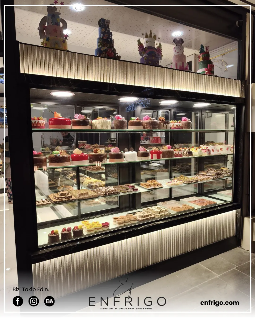 Pastane Tatlı ve Ekler Dolabı