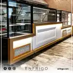 Restoran yemek vitrini, leziz yemeklerinizi şık bir şekilde sergiler ve misafirlerinizi cezbetmek için mükemmel bir araçtır.