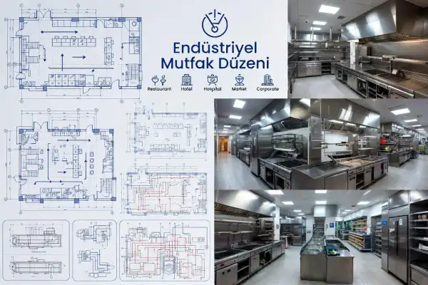 Endüstriyel Mutfak Yerleşim Planı