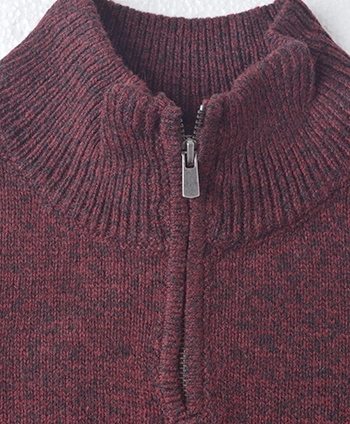 Quarter-zip sweater