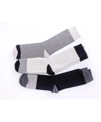 Stripped cotton Socks  3 pack