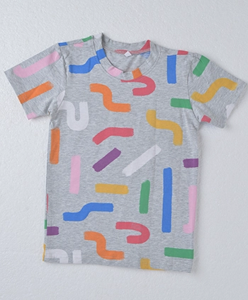 Girl's round neck t-shirts 2-3 years