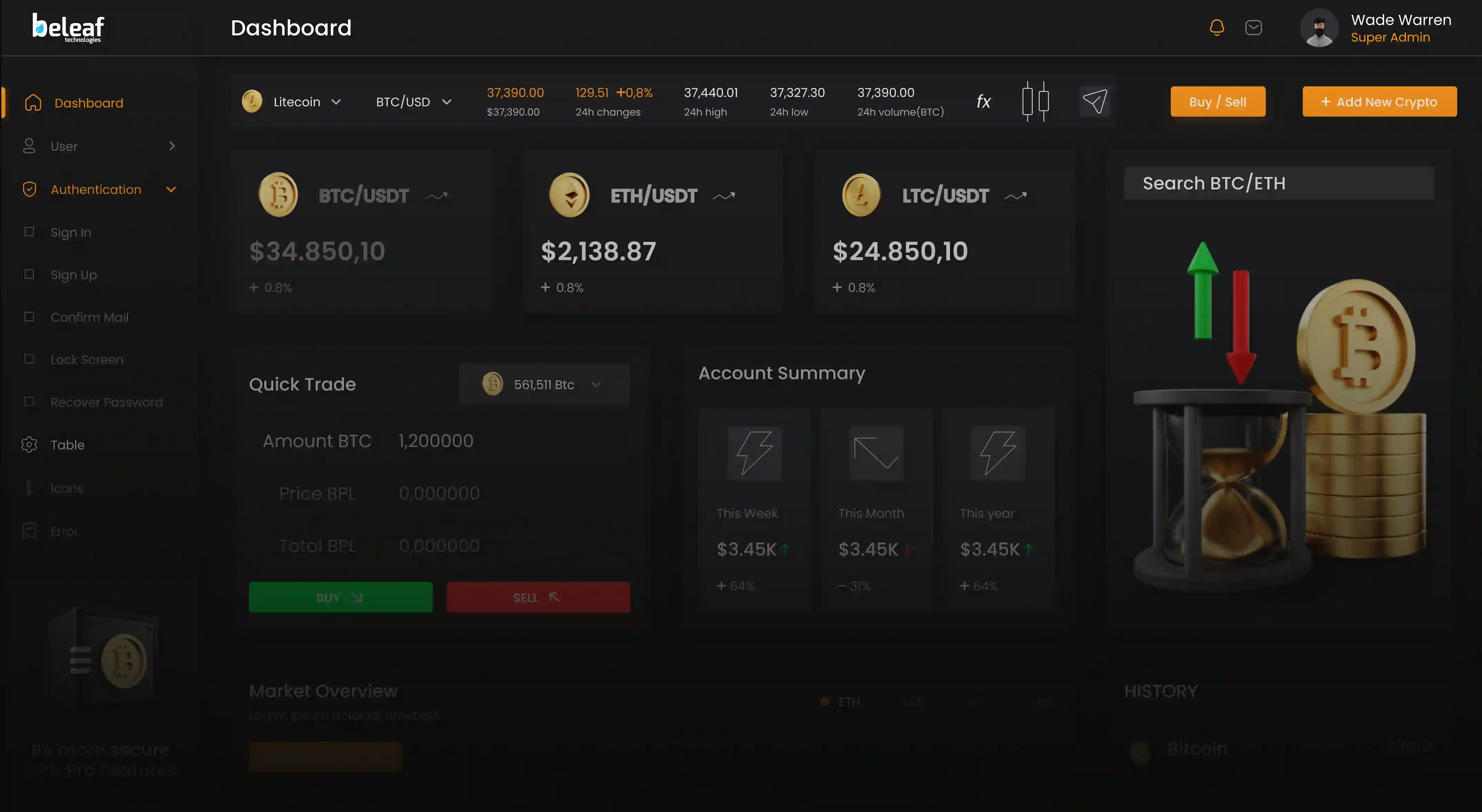Decentralized Exchange Development