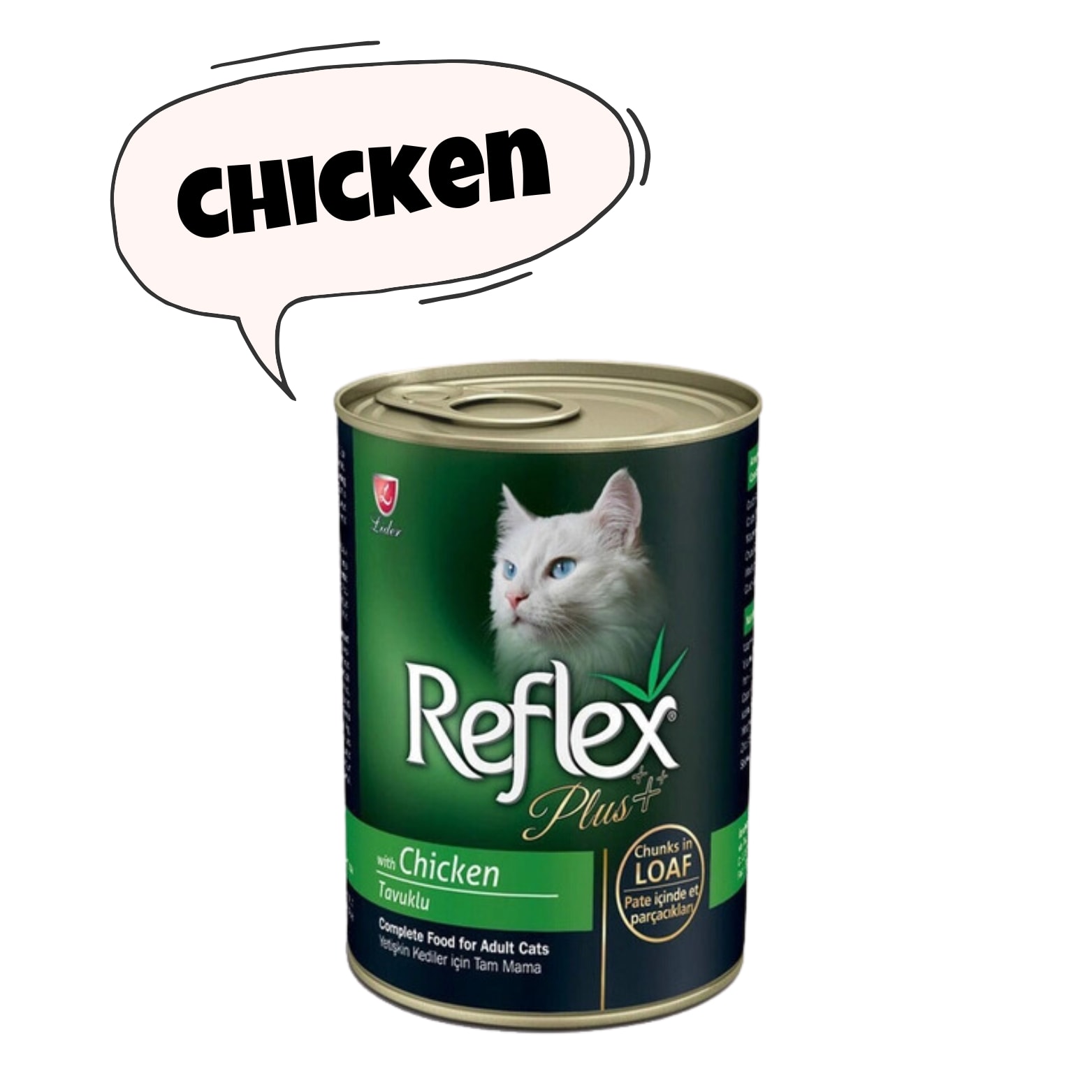 Pate cao cấp cho mèo Reflex Plus Thổ Nhĩ Kỳ - Thịt gà Urinary 15kg