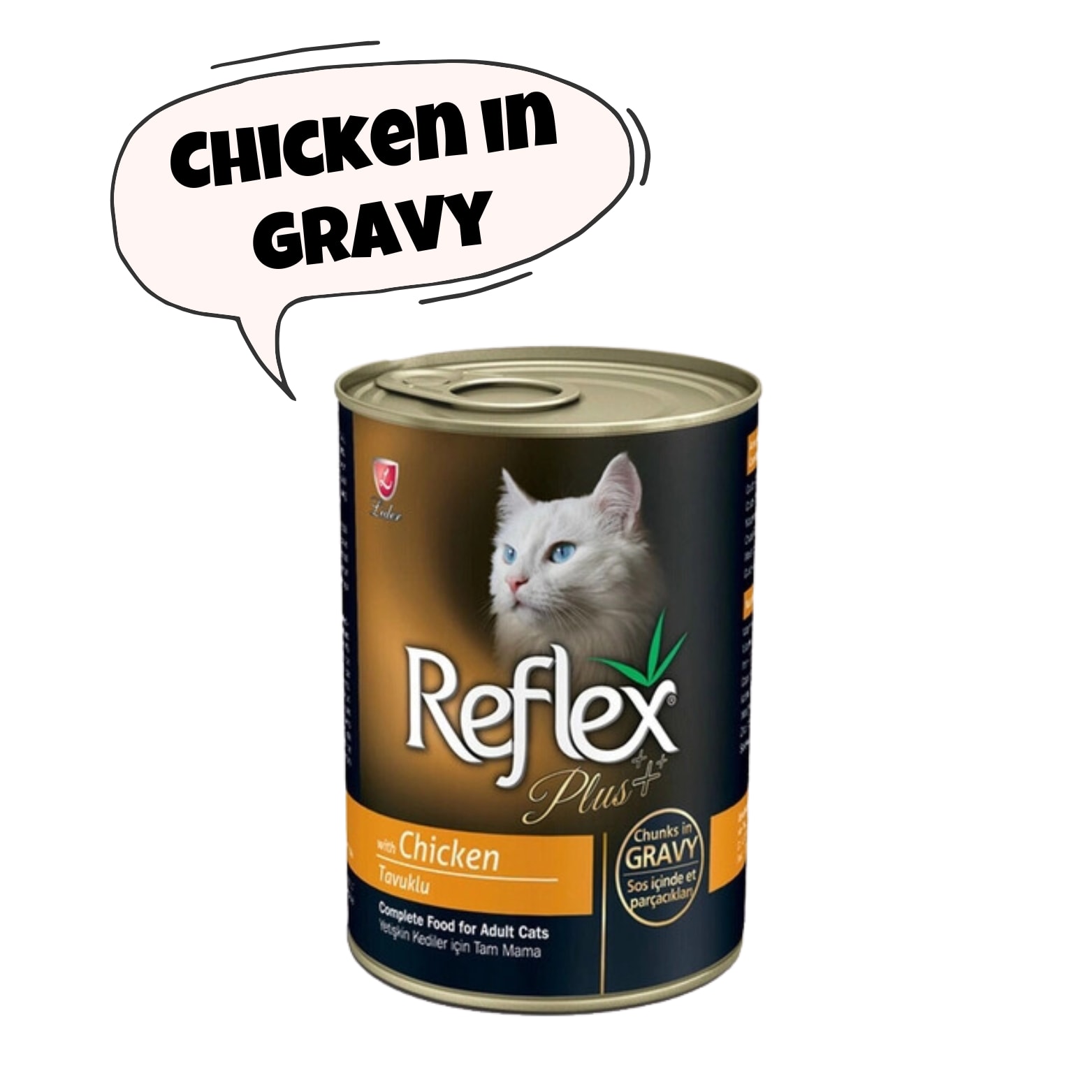 Pate cao cấp cho mèo Reflex Plus Thổ Nhĩ Kỳ - Thịt gà 1.5kg