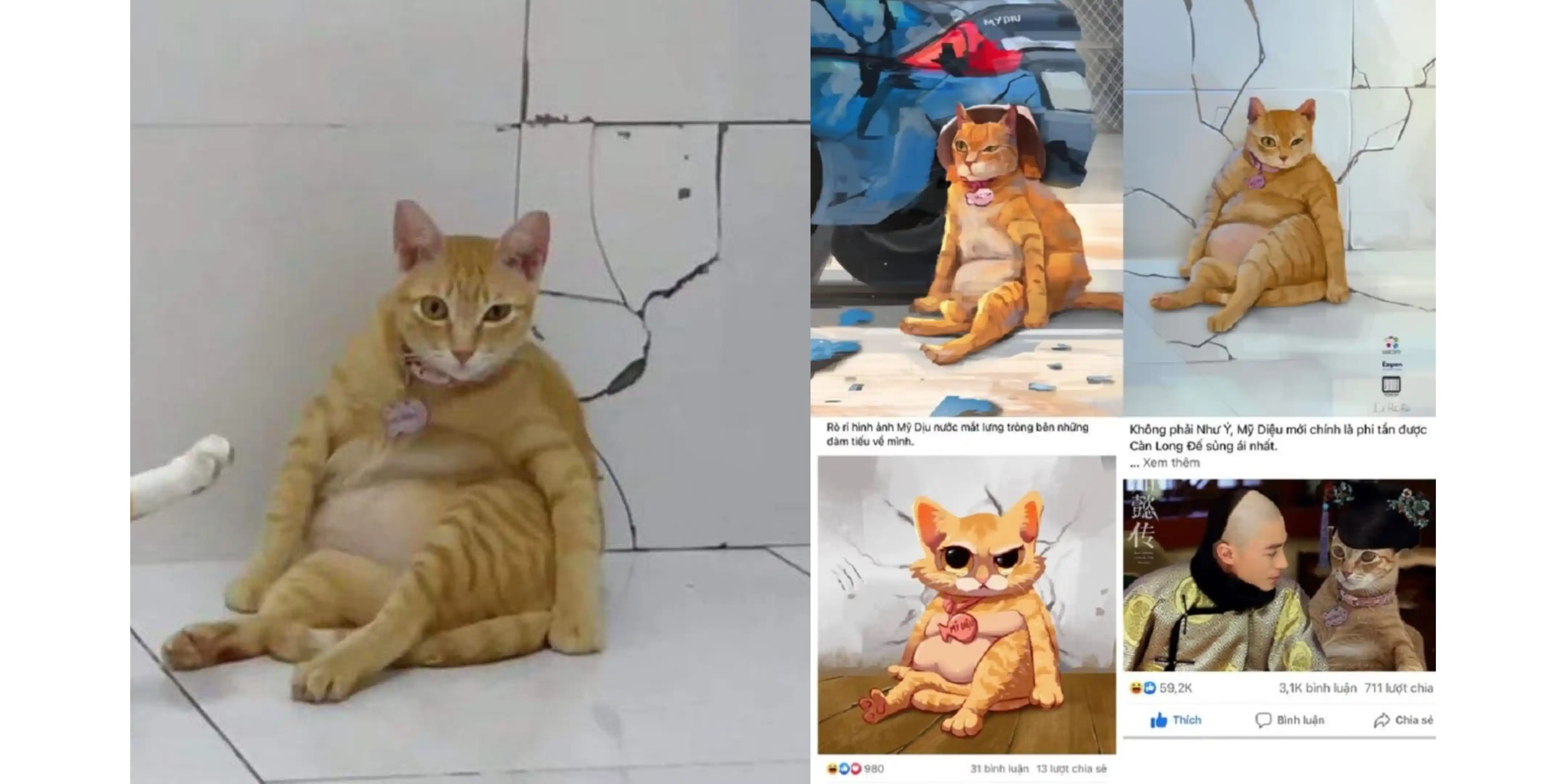 Mỹ Diệu ngồi lủng sàn